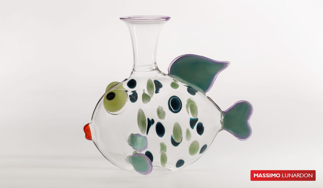 Dotfish decanter by Massimo Lunardon