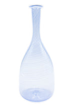 Carica l&#39;immagine nel visualizzatore di Gallery, Bottiglia filigrana - azzurro e bianco - 2 altezze

