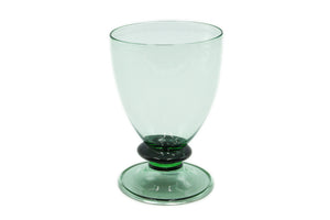 Set da 2 bicchieri - Bicchiere verde con base - acqua