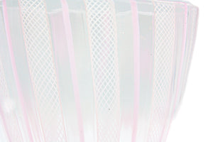 Calice rosa - reticello - veronese