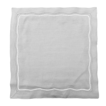 Carica l&#39;immagine nel visualizzatore di Gallery, Set-di-2 tovagliette e tovaglioli - Quadrato grigio

