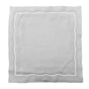 Set-of-2 Placemats and Napkins - Gray Square
