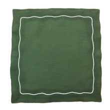 Load image into Gallery viewer, Set-of-2 Placemats and Napkins - Green Square

