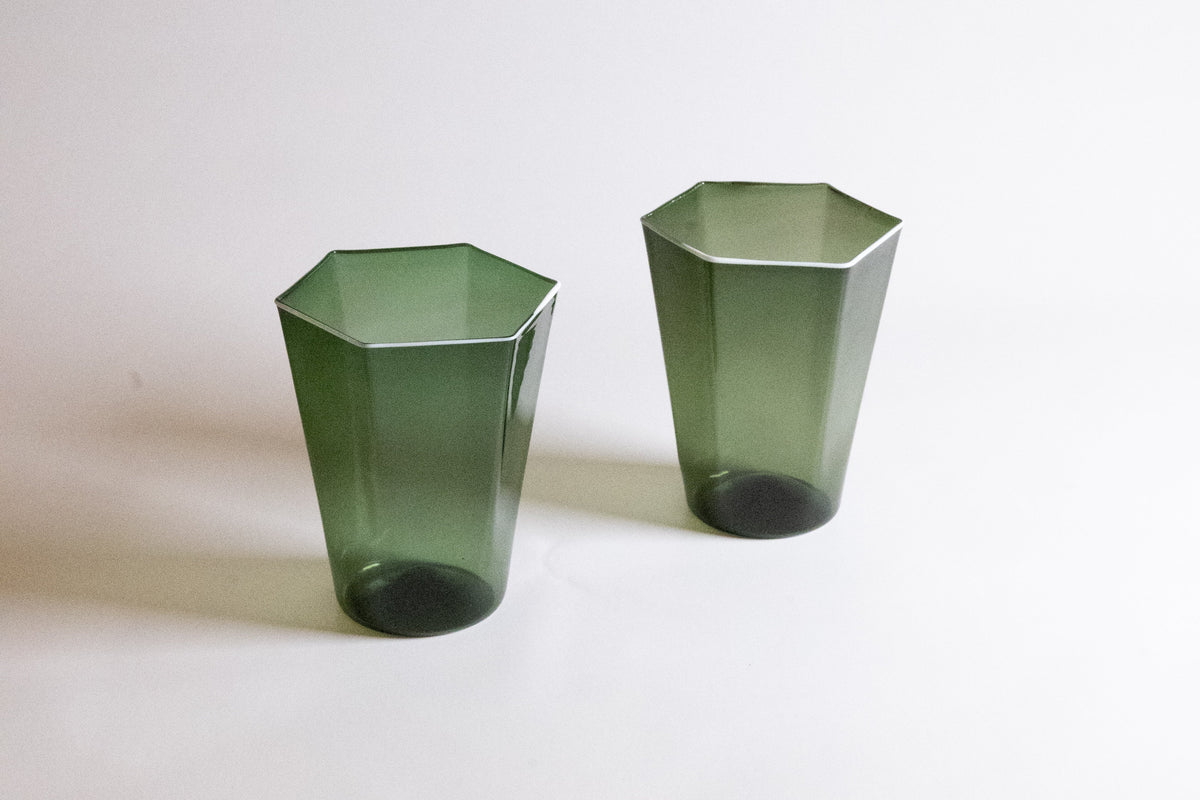 Bicchiere esagonale da acqua