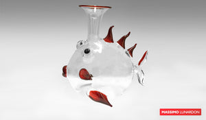 Decanter pesce rosso by Massimo Lunardon