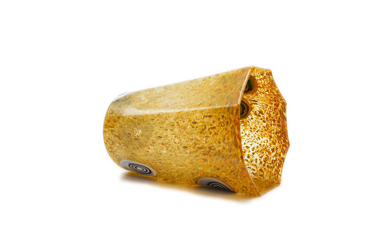 Bicchiere ottagonale con murrina