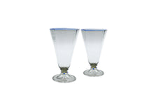 Load image into Gallery viewer, Set of 2 glasses - Octagonal glass with base
