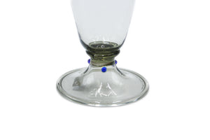Set of 2 glasses - Octagonal glass with base