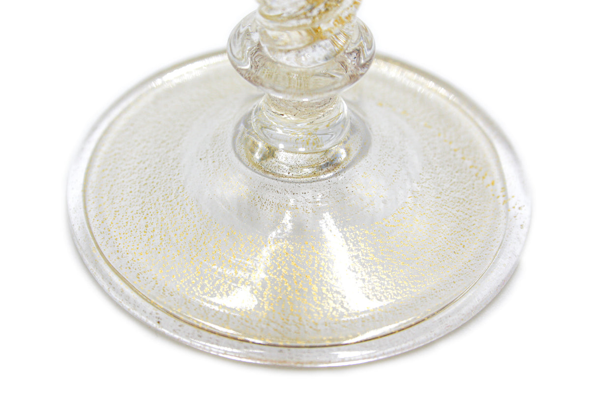 Set di 2 calici micro con dettagli in oro