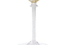 Load image into Gallery viewer, Crystal chalice - white reticello - nives
