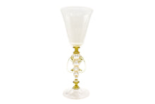 Load image into Gallery viewer, Smoked goblet - filigree - cone
