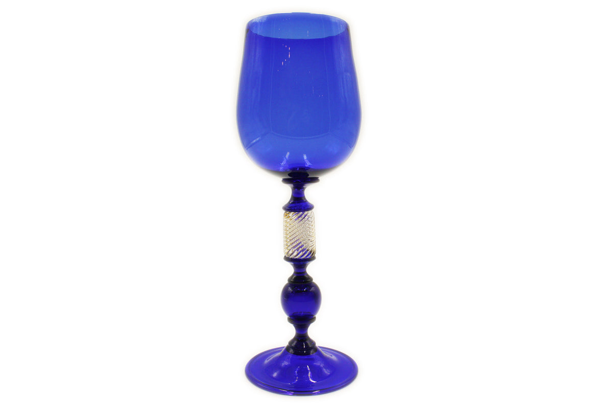 Calice tulipano blu