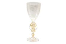 Load image into Gallery viewer, Crystal and gold chalice - Veronese
