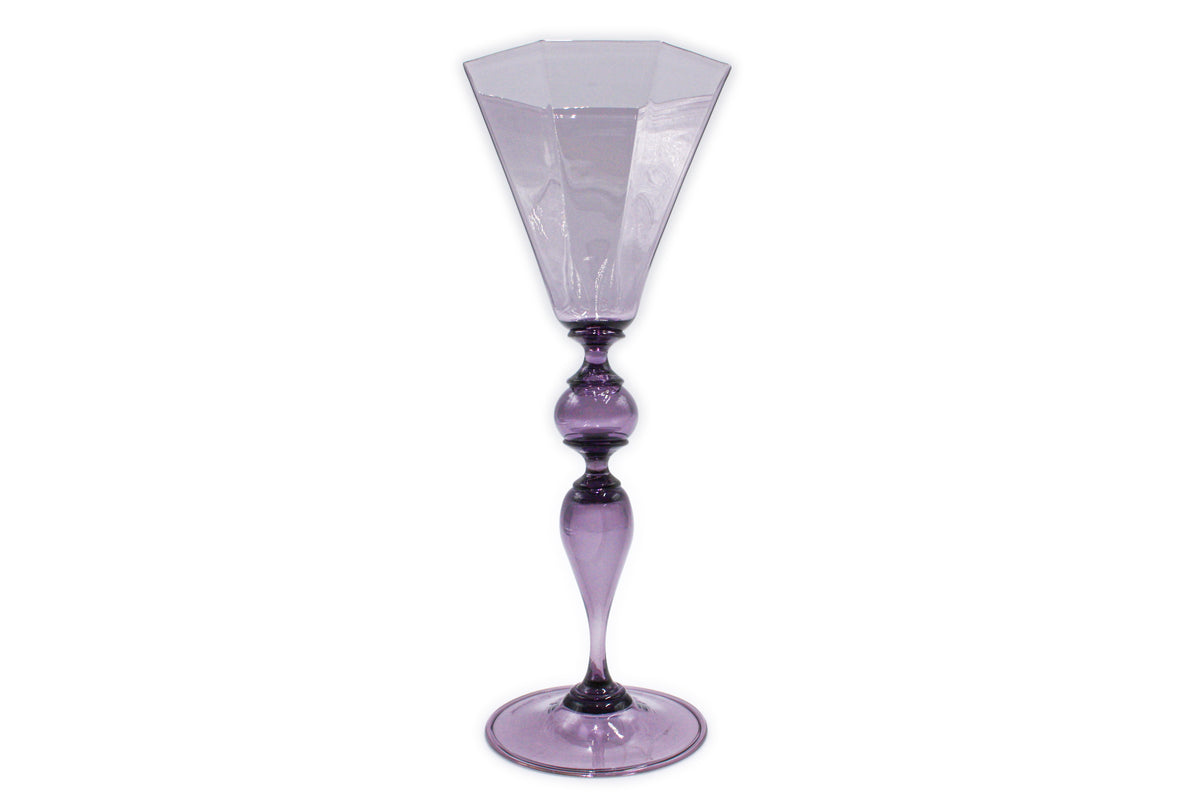 Calice ottagonale mirtillo