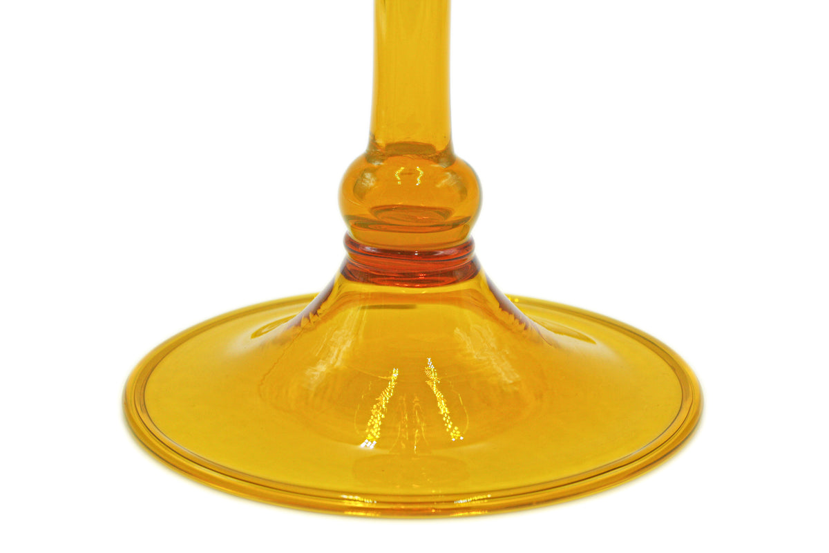 Vaso a tromba giallo