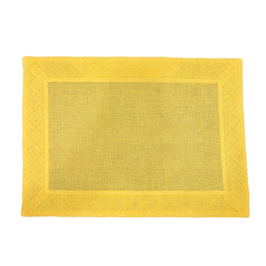 Set-of-2 placemats and napkins Genziana yellow