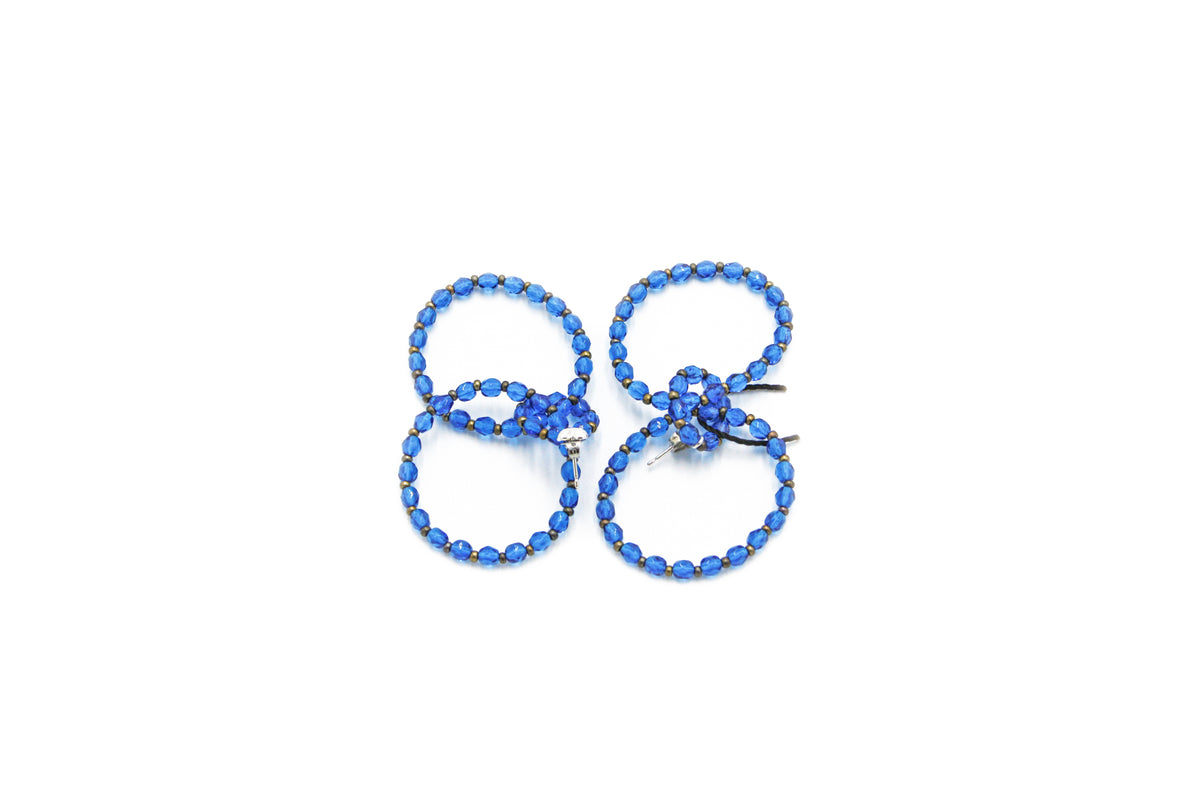 Orecchini 3 anelli - VARI COLORI DISPONIBILI-thumbmail-1