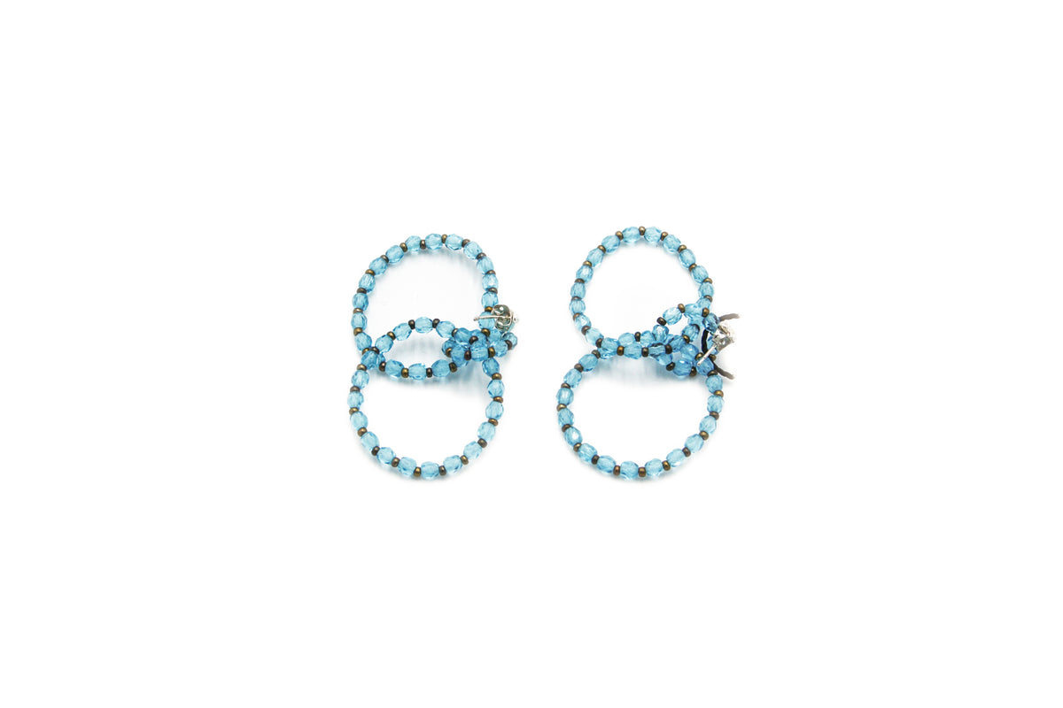 Orecchini 3 anelli - VARI COLORI DISPONIBILI-thumbmail-3