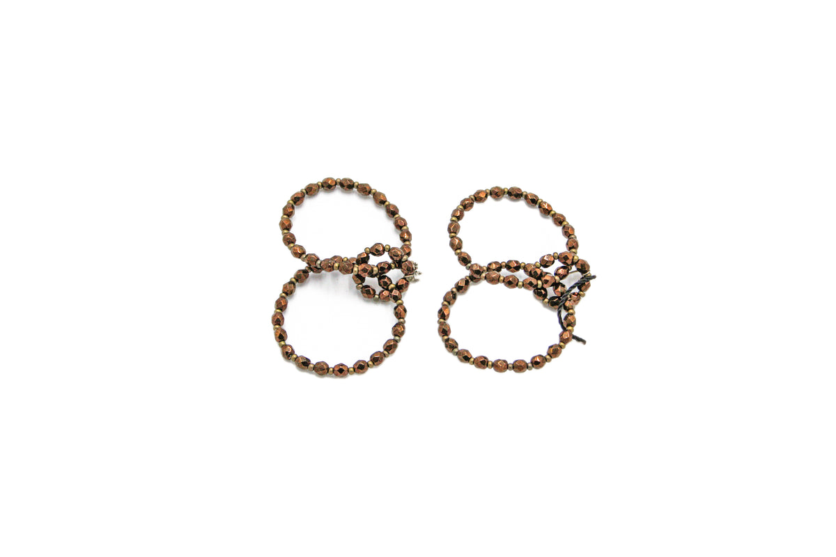 Orecchini 3 anelli - VARI COLORI DISPONIBILI-thumbmail-5