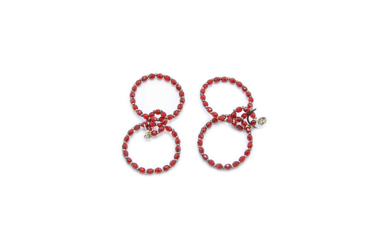 Orecchini 3 anelli - VARI COLORI DISPONIBILI-thumbmail-13