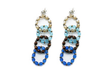 Load image into Gallery viewer, 4 rings earrings - VARIOUS COLORS AVAILABLE
