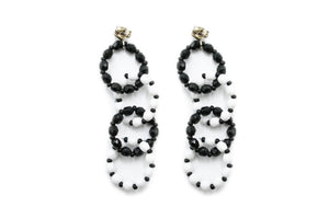 4 rings earrings - VARIOUS COLORS AVAILABLE