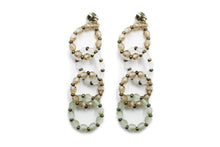 Load image into Gallery viewer, 4 rings earrings - VARIOUS COLORS AVAILABLE
