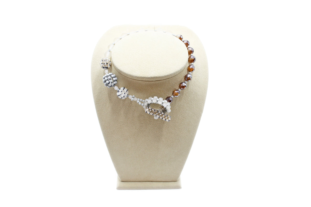 Collana multicolore - 45 cm - VARI COLORI DISPONIBILI