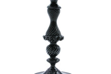 Load image into Gallery viewer, Dark amethyst - black - octagonal goblets
