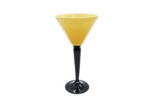 Carica l&#39;immagine nel visualizzatore di Gallery, Calice giallo e nero - coppa martini
