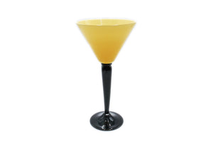 Calice giallo e nero - coppa martini