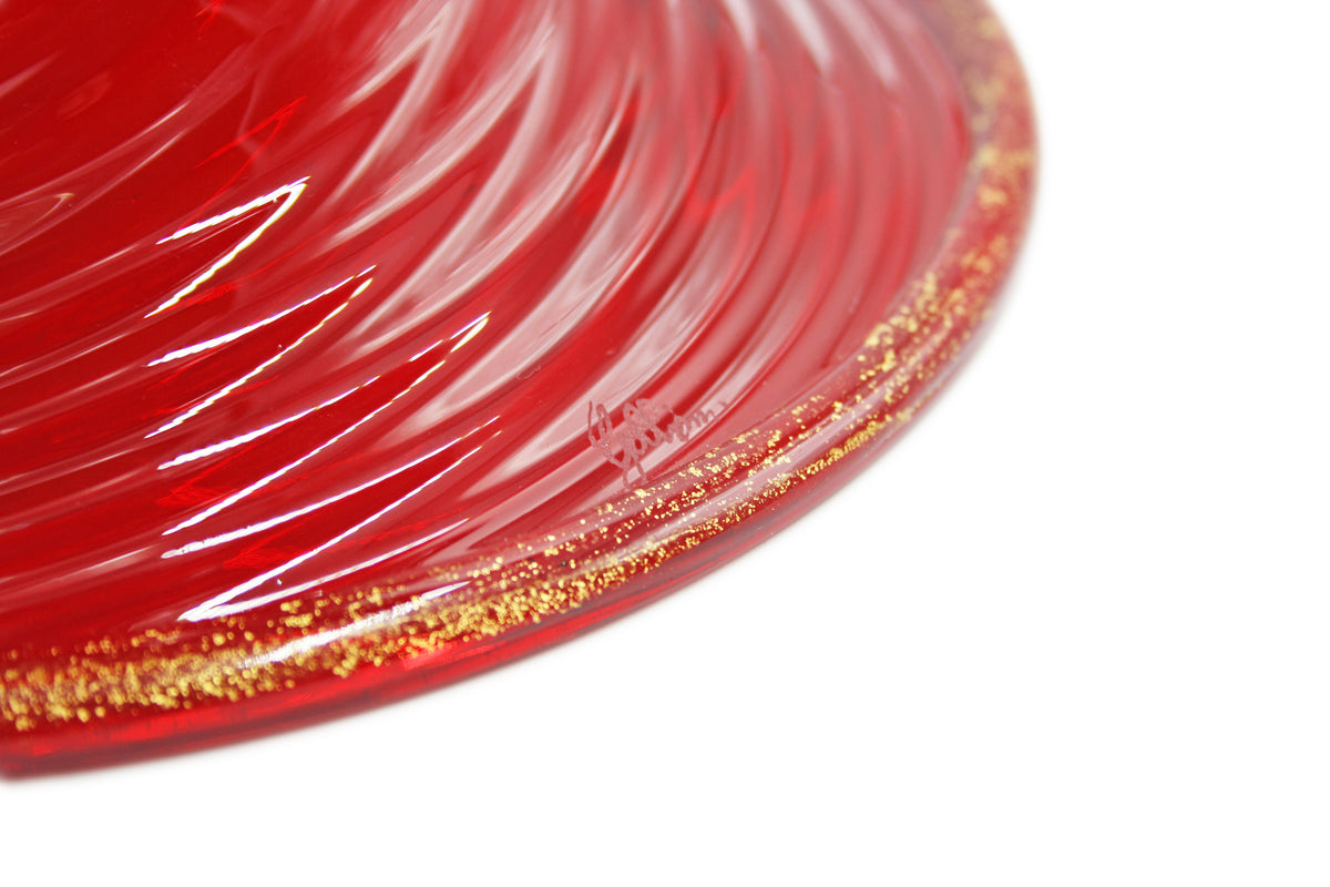 Bottiglia rossa con maniglie