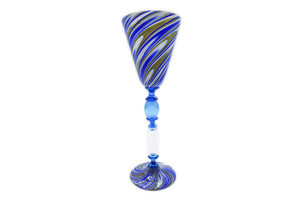 Blue chalice - pinnate - flute