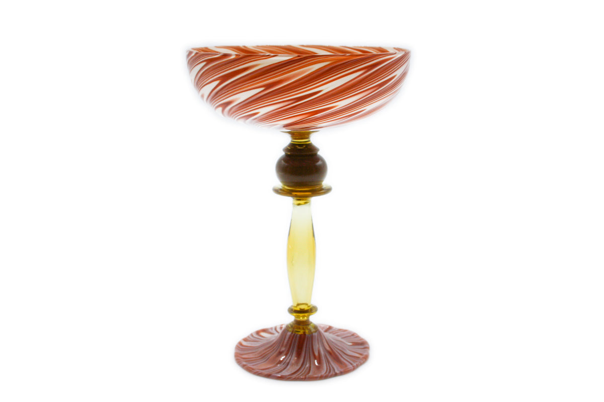 Coppa champagne marrone pennata
