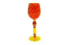 Load image into Gallery viewer, Orange and yellow chalice - pinnate - closed tulip
