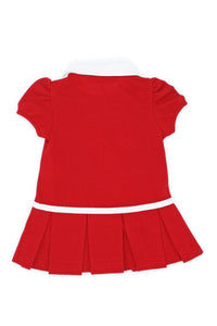 Dress with red bow