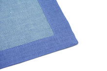 Load image into Gallery viewer, Clio blue placemat and napkin set 86/845
