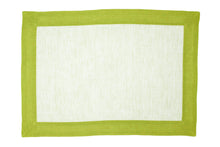 Load image into Gallery viewer, Marignolle green pistachio placemats and napkin set
