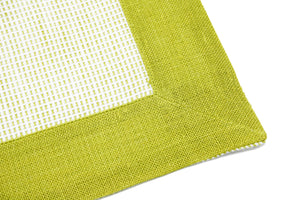 Marignolle green pistachio placemats and napkin set