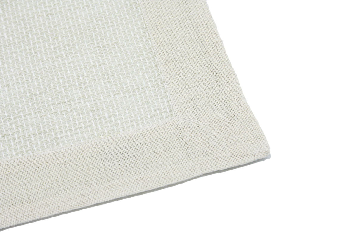 Set tovaglietta e tovagliolo creta beige