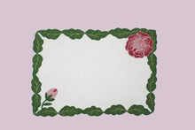 Load image into Gallery viewer, Pink placemat and napkin set
