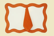 Carica l&#39;immagine nel visualizzatore di Gallery, Set tovaglietta e tovagliolo Marocco arancione
