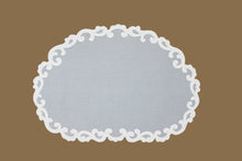 Load image into Gallery viewer, Set-of-2 placemats and napkins - curls - gray / white
