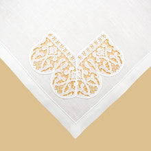 Load image into Gallery viewer, Set-of-2 placemats and napkins - Macrame with lace - cream
