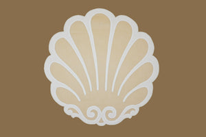 Set-of-2 placemats and napkins - Seashell - cream