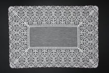 Load image into Gallery viewer, Set-of-2 placemats and napkins - Macrame - gray / white
