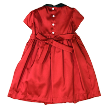 Load image into Gallery viewer, Light red and green Santorini dress
