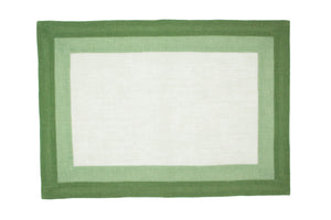 Capri green placemat and napkin set