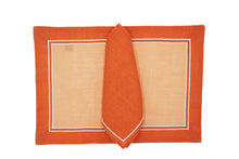 Load image into Gallery viewer, Orange Lily placemat and napkin set
