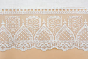 Set-of-2 placemats and napkins - Ducale - white